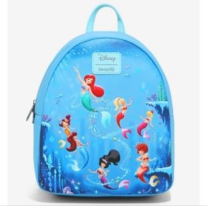 Loungefly Disney The Little Mermaid Ariel & Sisters Mini Backpack